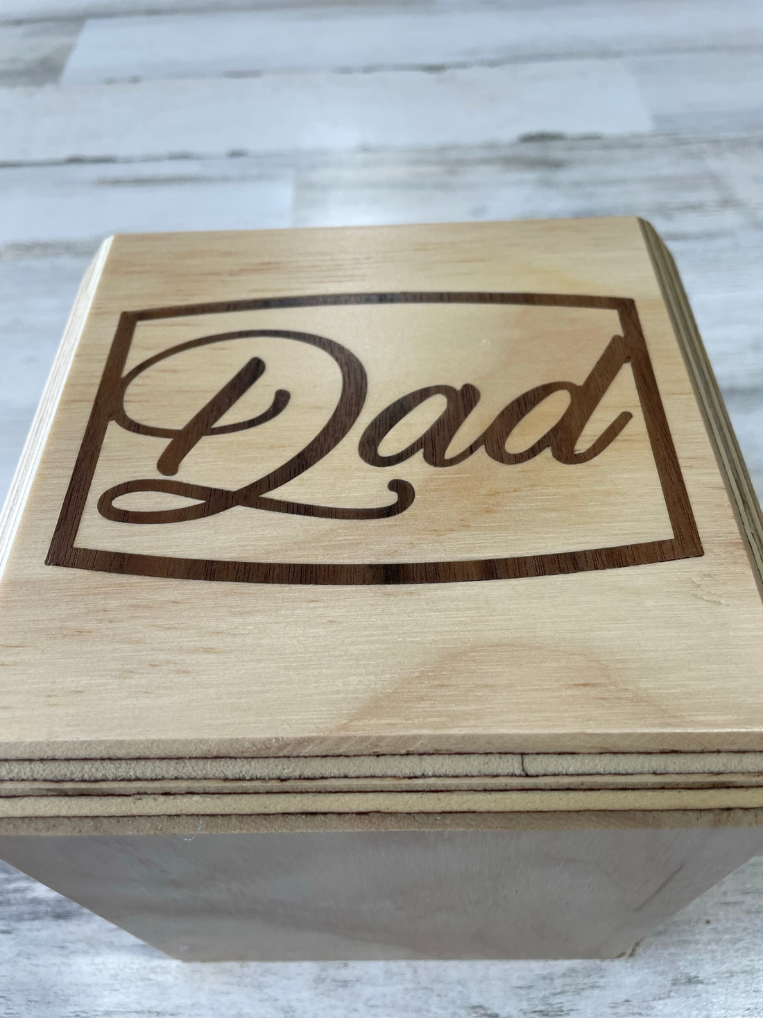 Simple Urn with Walnut Inlay