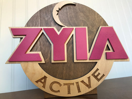 Custom Coporate Signage Multi-Layered 3D Wood Designs