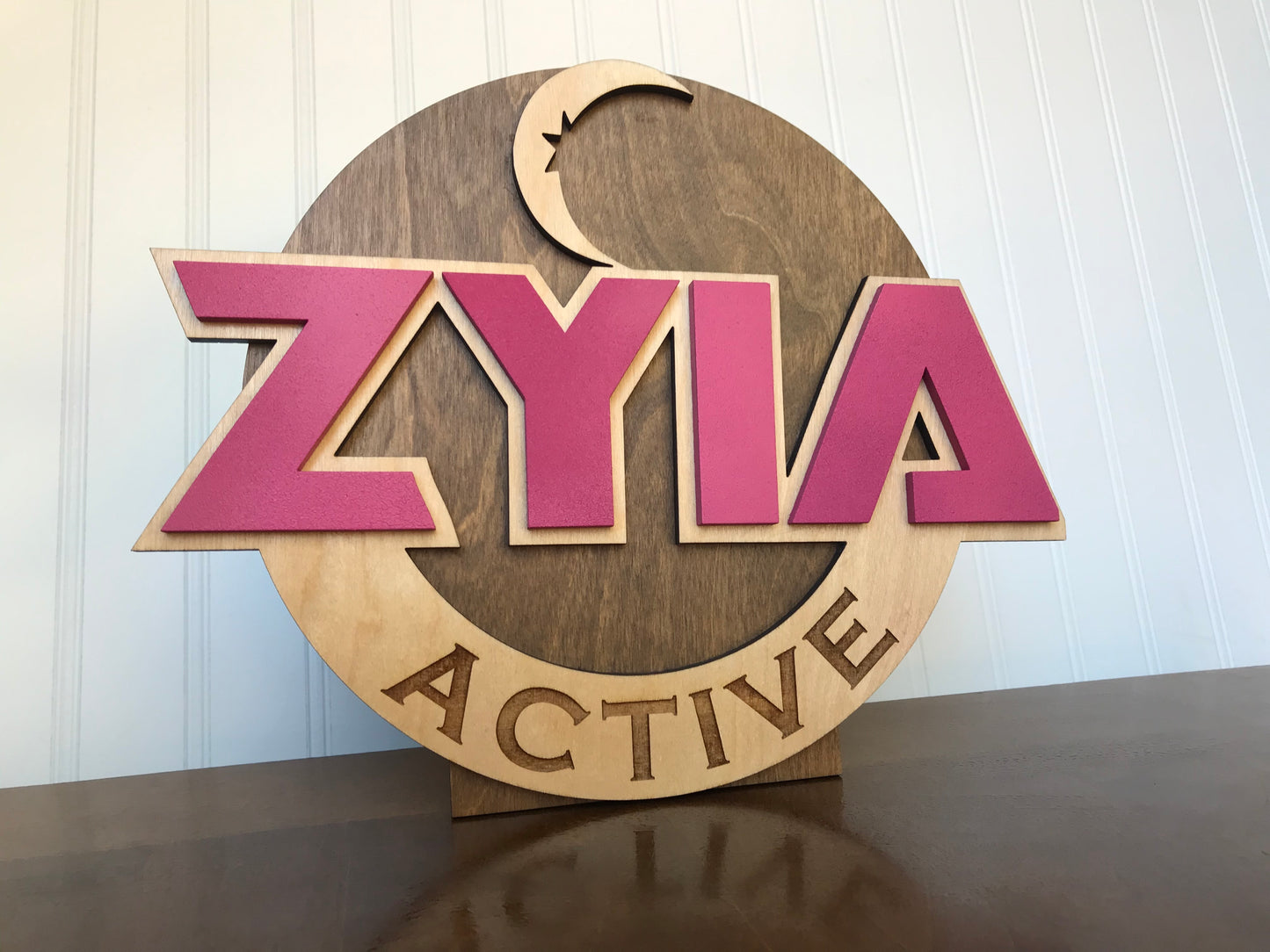 Custom Coporate Signage Multi-Layered 3D Wood Designs