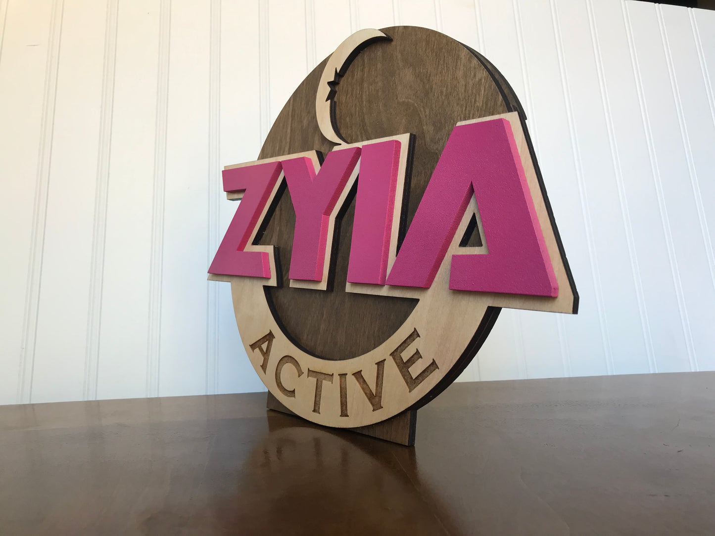 Custom Coporate Signage Multi-Layered 3D Wood Designs