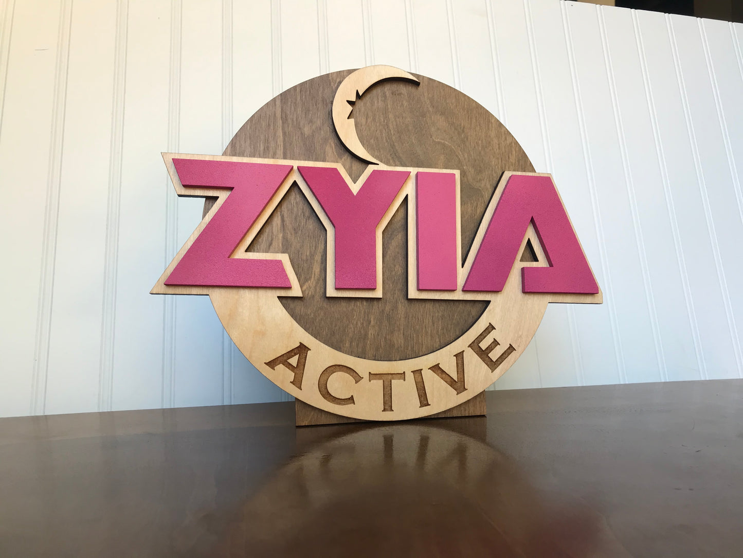 Custom Coporate Signage Multi-Layered 3D Wood Designs