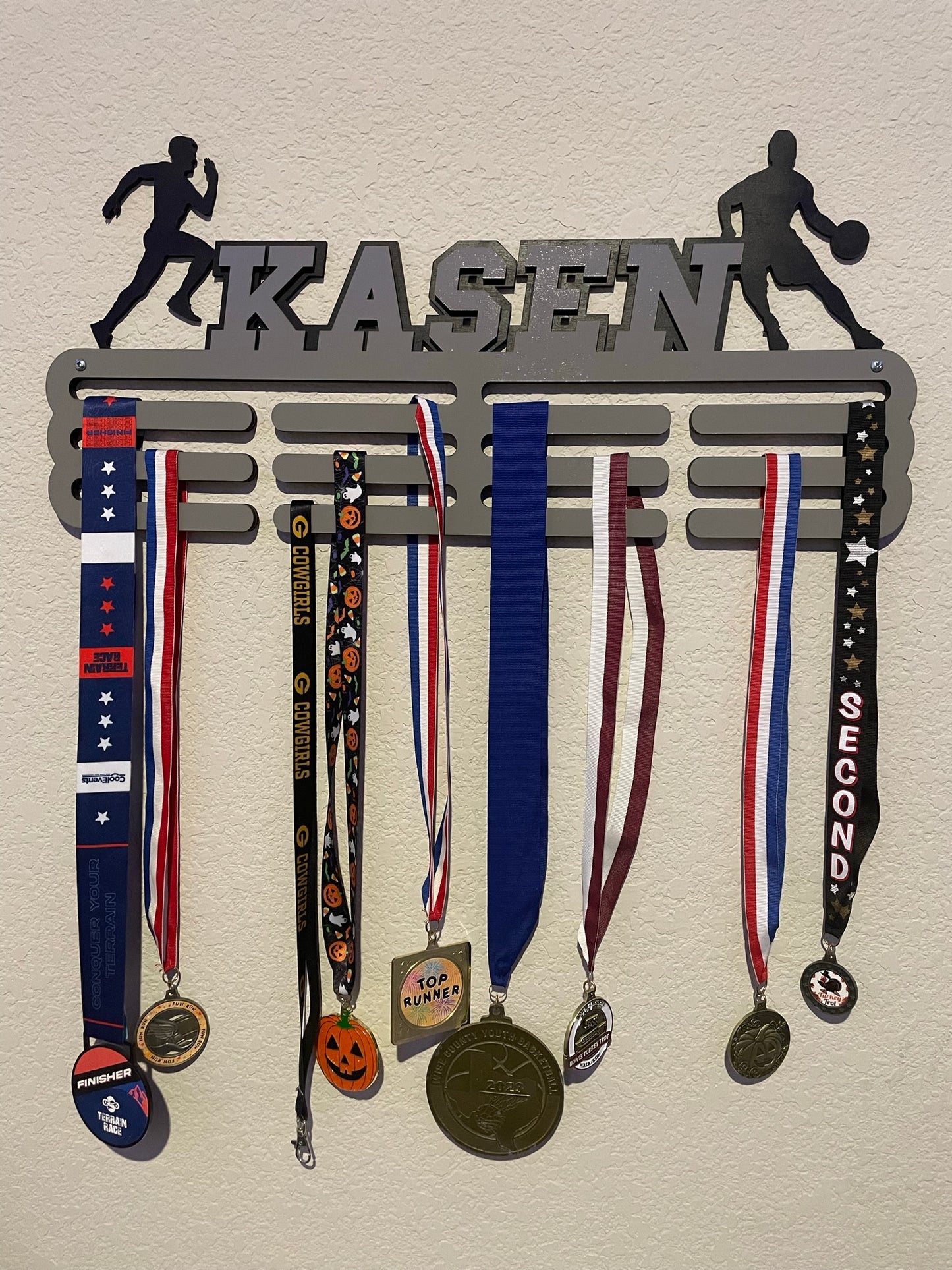 Personalized Multi-Sport Metal Display Hanger