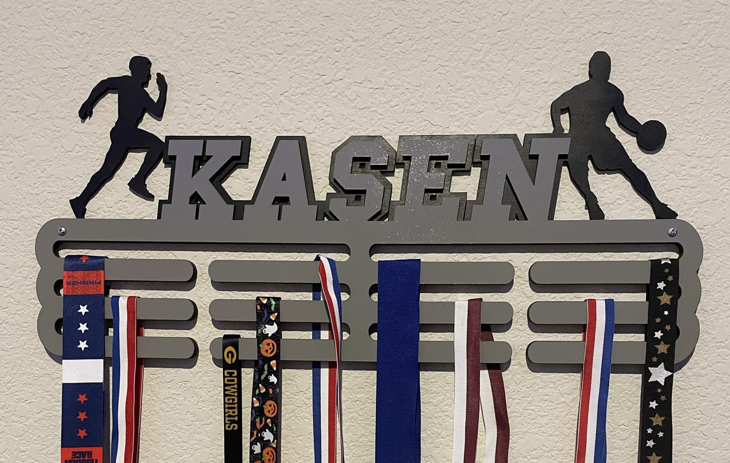 Personalized Multi-Sport Metal Display Hanger