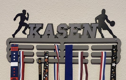 Personalized Multi-Sport Metal Display Hanger