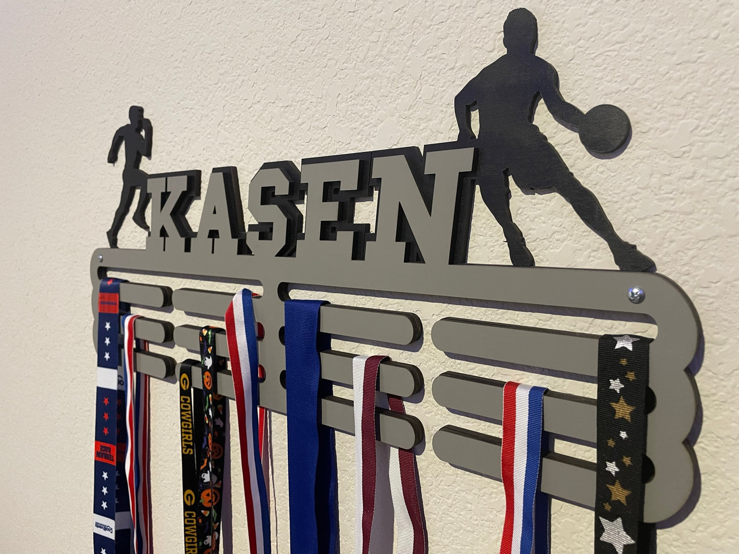 Personalized Multi-Sport Metal Display Hanger