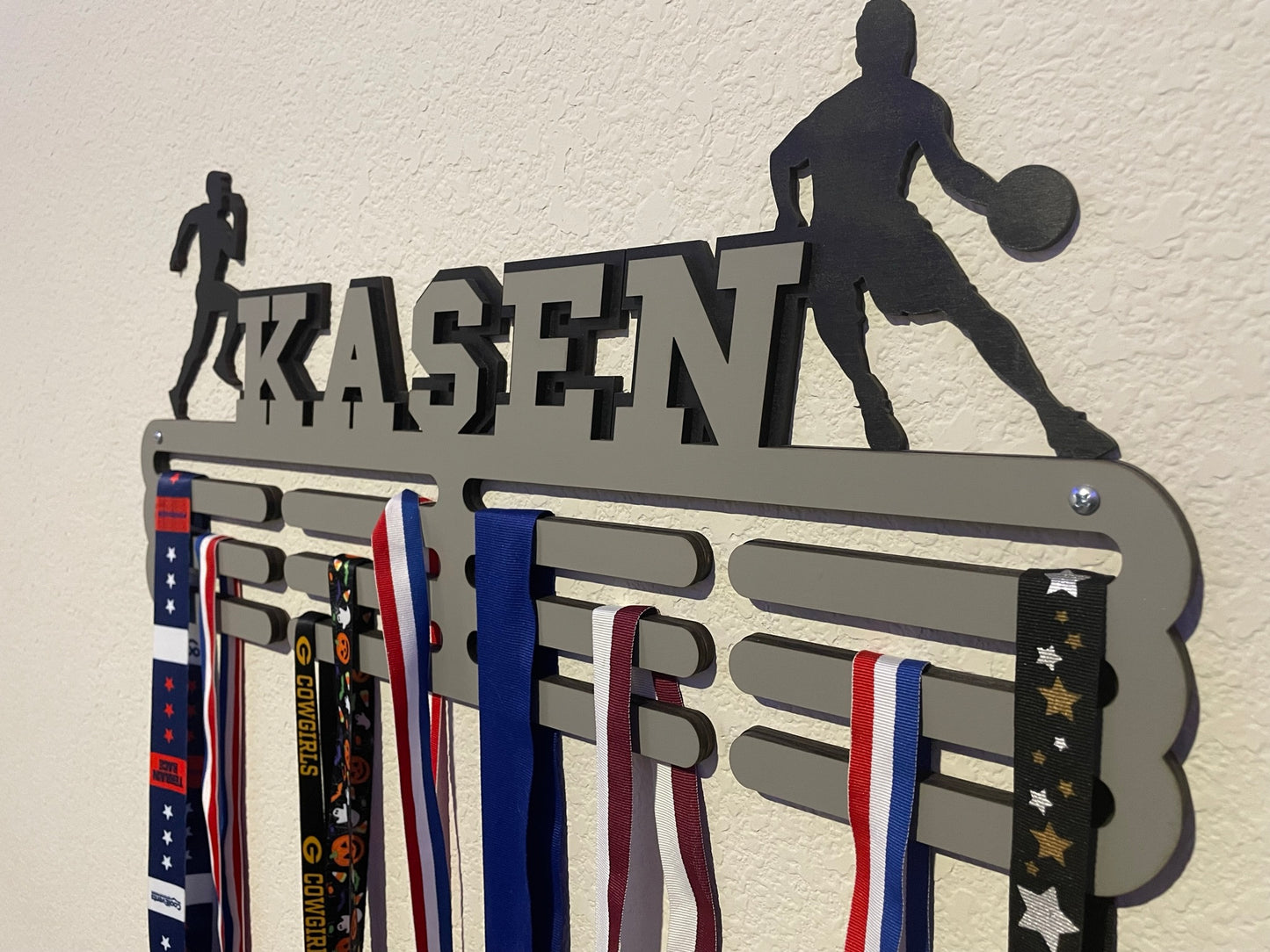 Personalized Multi-Sport Metal Display Hanger