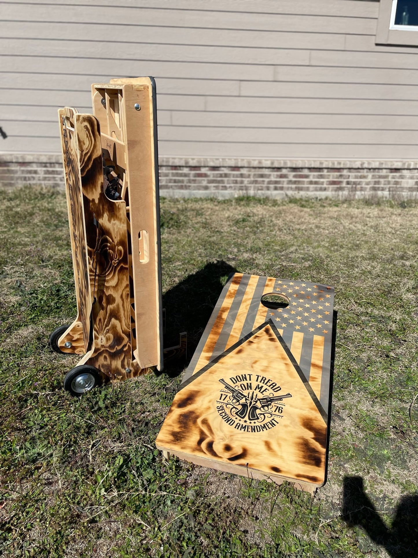 Cornhole Scoreboard Cart