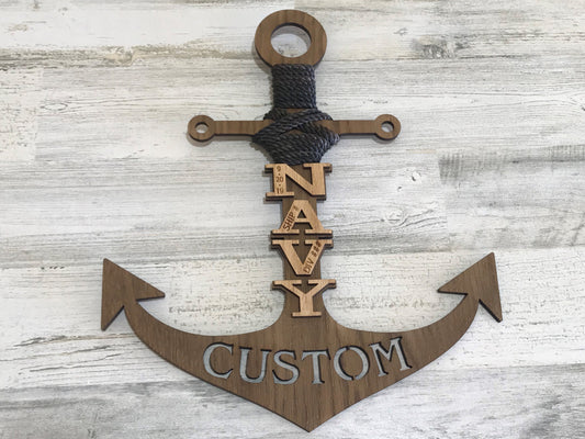 Brown Navy PIR Anchor