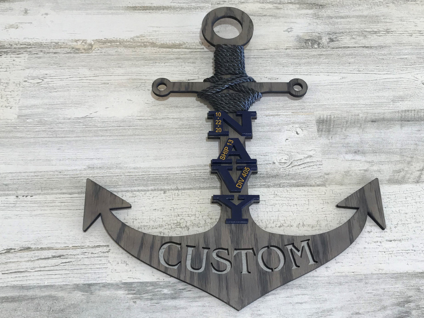 Navy PIR Anchor - Select Your Color Combination