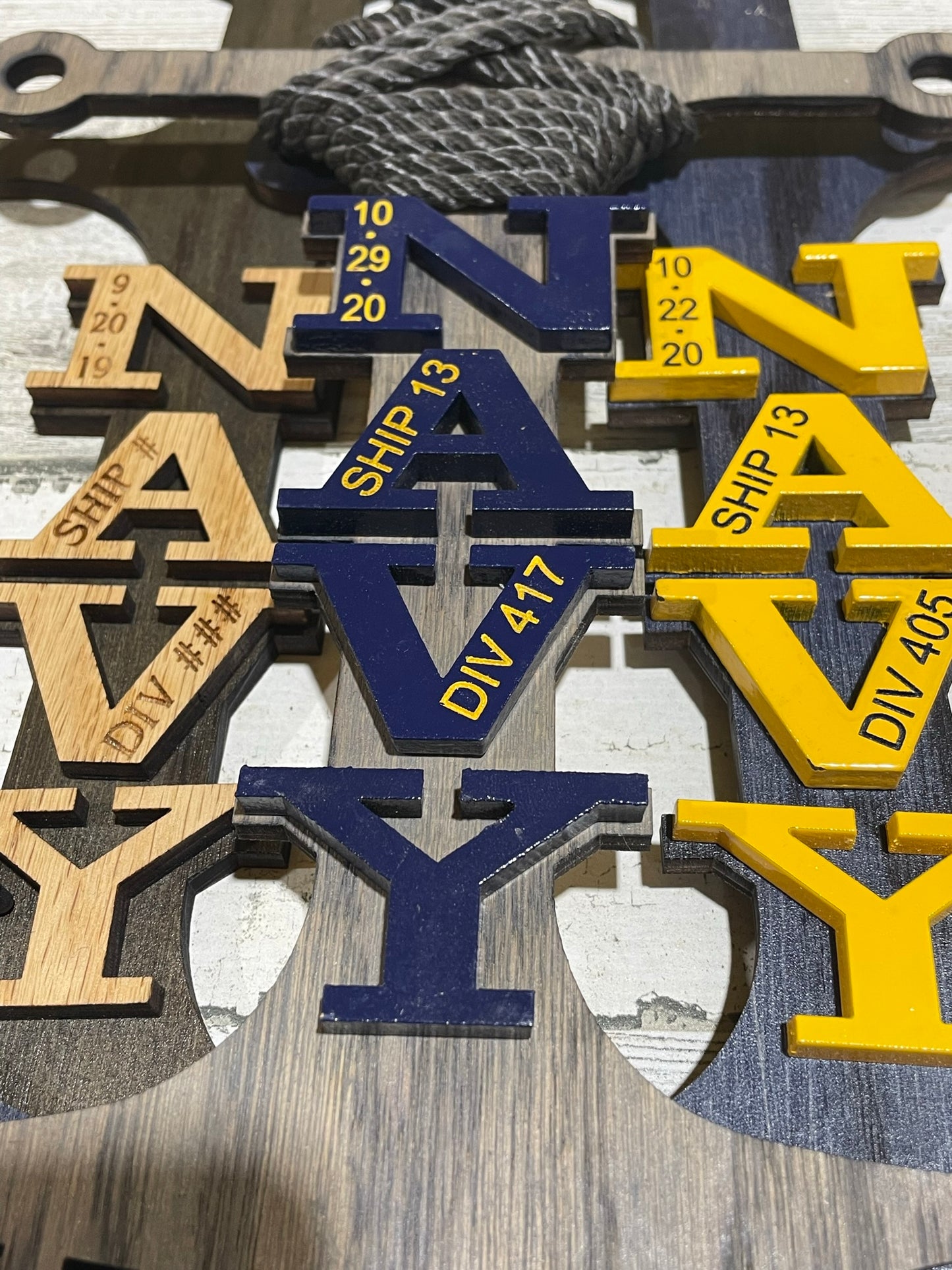 Navy PIR Anchor - Select Your Color Combination