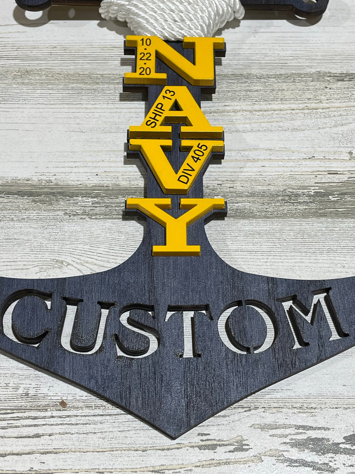 Navy Blue PIR Anchor