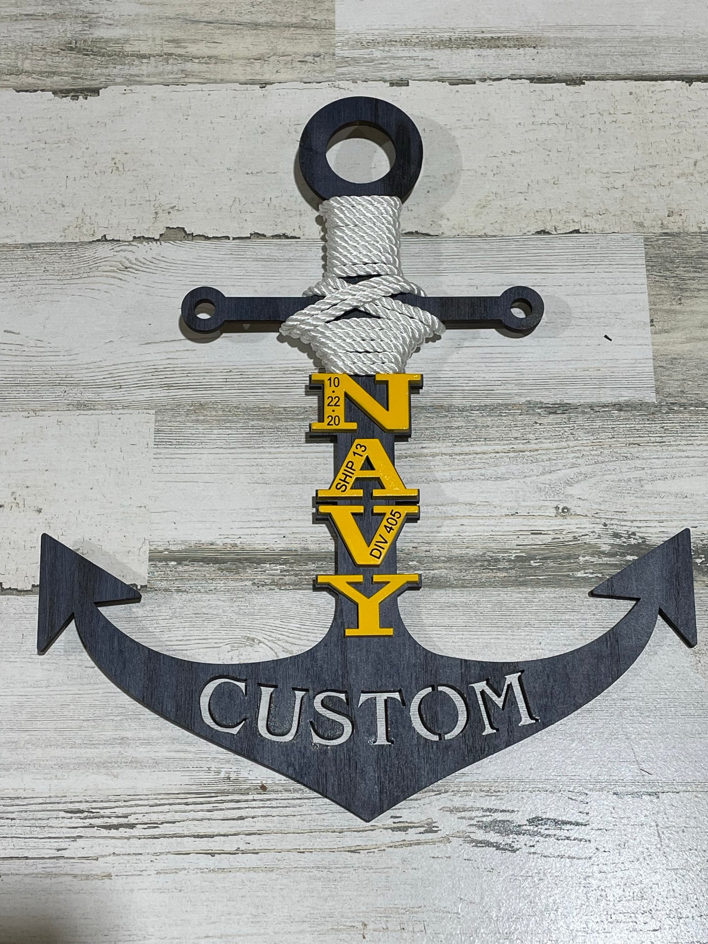 Navy Blue PIR Anchor