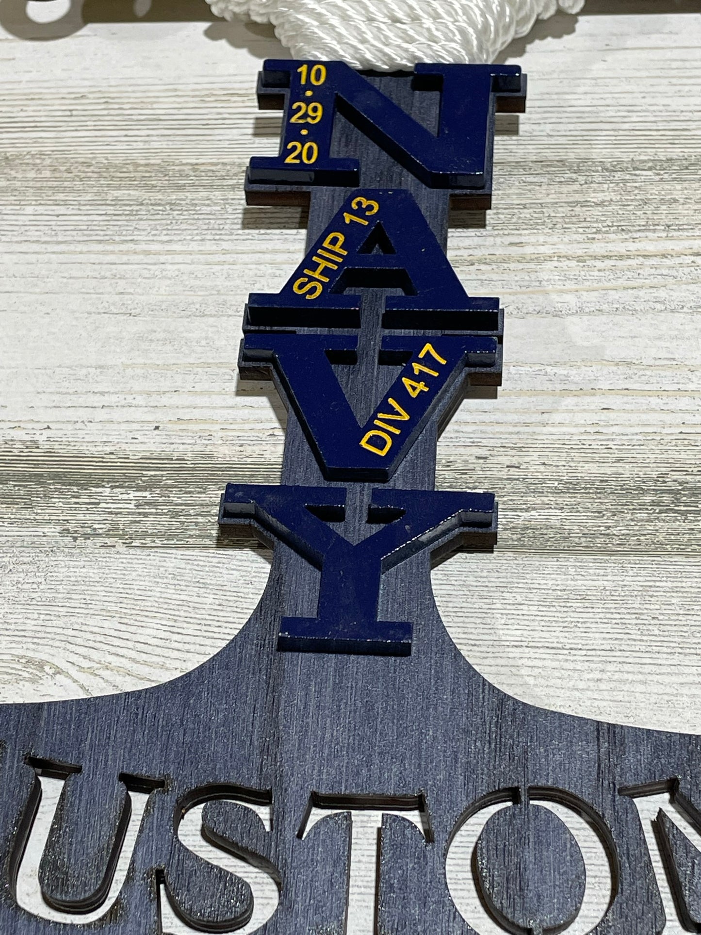 Navy Blue PIR Anchor