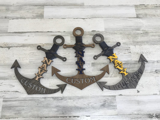 Navy PIR Anchor - Select Your Color Combination