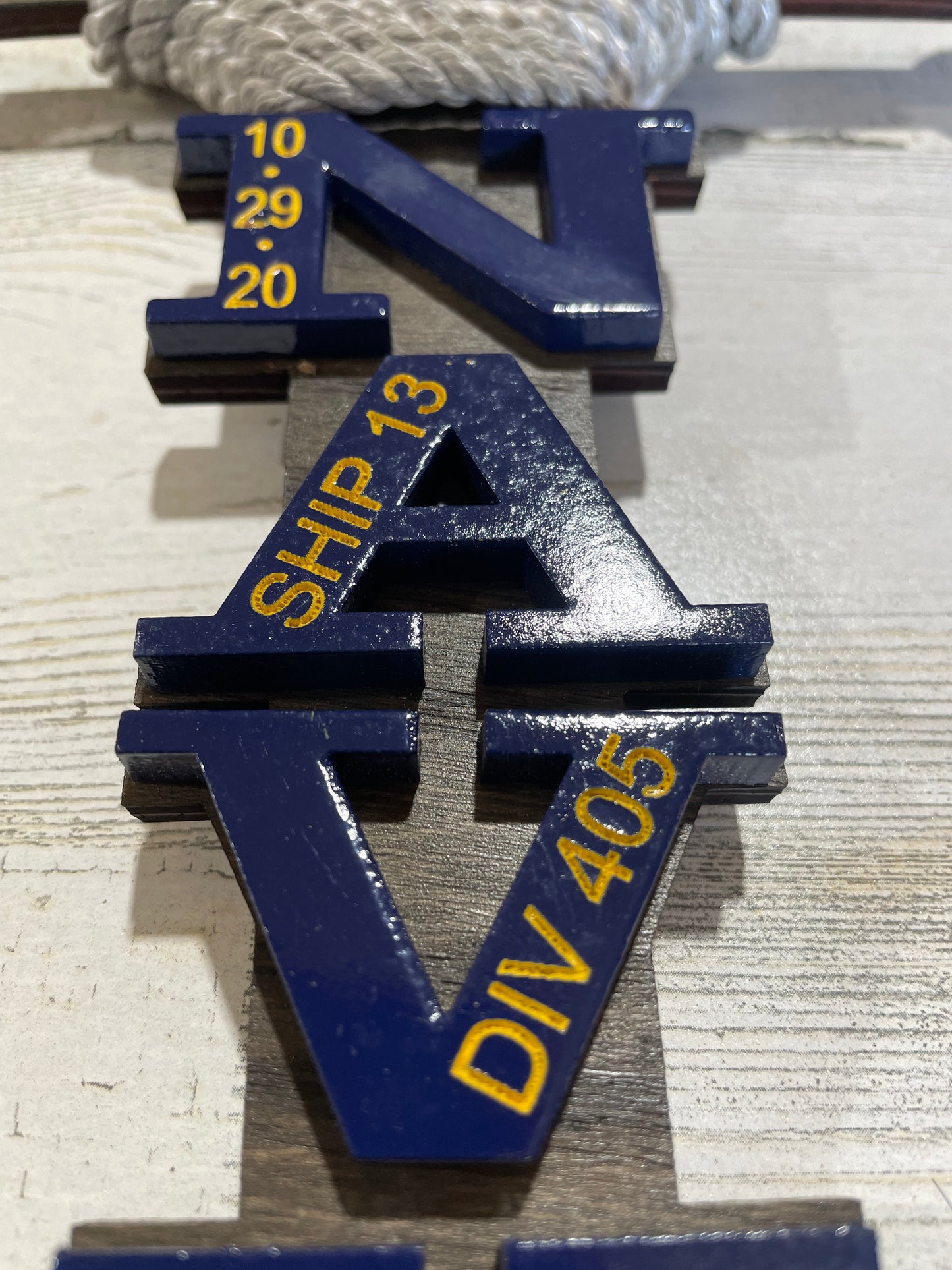 Ebony Navy PIR Anchor